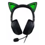 Kraken Kitty V2 - Must, mängupeakomplekt, kassikõrvad, voogreaktiivne valgustus, HyperClear kardioidmikrofon, 40 mm TriForce draiverid, kõrvaklappidesse ehitatud mikrofon, Razer Chroma RGB (kõrvad ja kõrvaklapid), ruumiline heli: saadaval ainult Windows 1