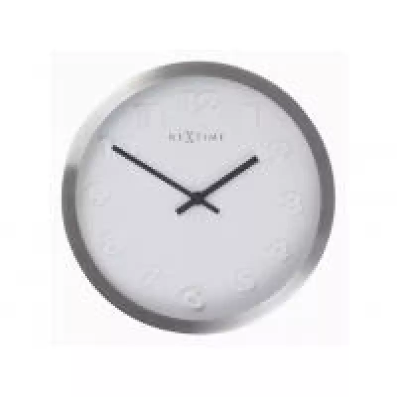 NeXtime kell 2991ar Paniki Number, Ø34 mm, Seinale, Valge