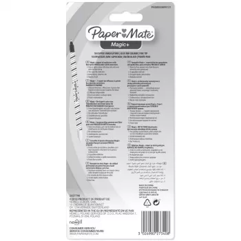 Fountain Pen Papermate Magic+ Sinine Valge 10 tk