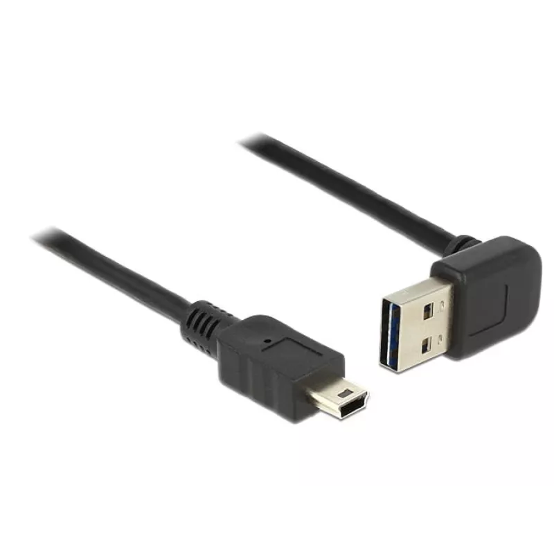 USB-kaabel DeLOCK 1m USB 2.0-A Mini-USB B-pistik Must