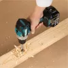 Makita DDF489RTJ akukruvikeeraja/löökkeeraja 1800 p/min Must, Sinine, Teras