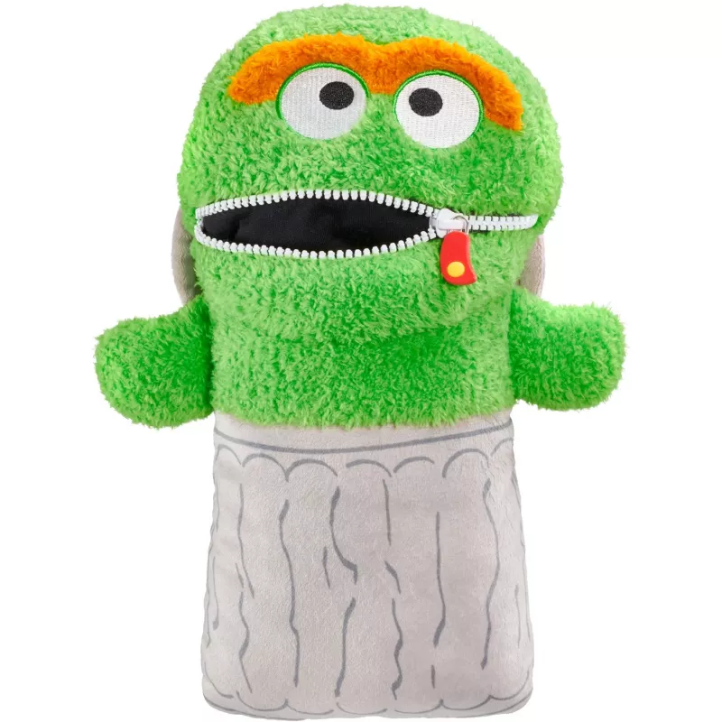 Plush cuddly toy Schmidt Spiele Sesame Street Oskar, soft stuffed character toy