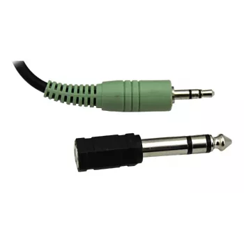 Kõrvaklapid ESPERANZA EH120 — juhtmega, kõrvapealsed, peapaelaga, 2 m kaabel, 3,5 mm adapter, must