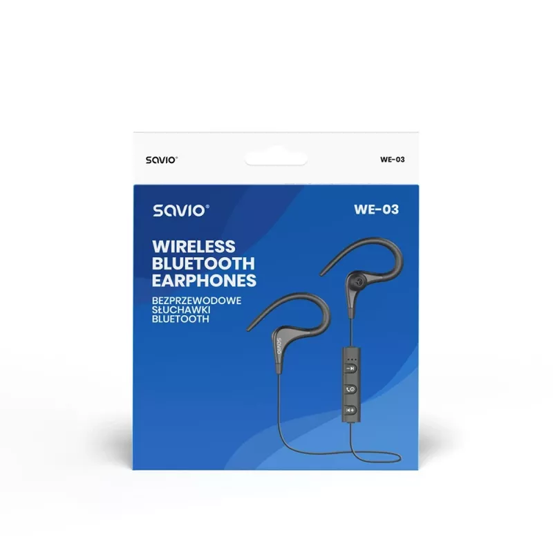 Savio WE-03 Juhtmevabad Bluetooth-kõrvaklapid