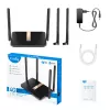 Cudy LT500D traadita ruuter Fast Ethernet Kaheribaline (2,4 GHz / 5 GHz) 4G Must