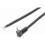3,5 mm täisnurkne monopistik Voltcraft XL-AC35DG – 3,5 mm mono täisnurkne pistik, must