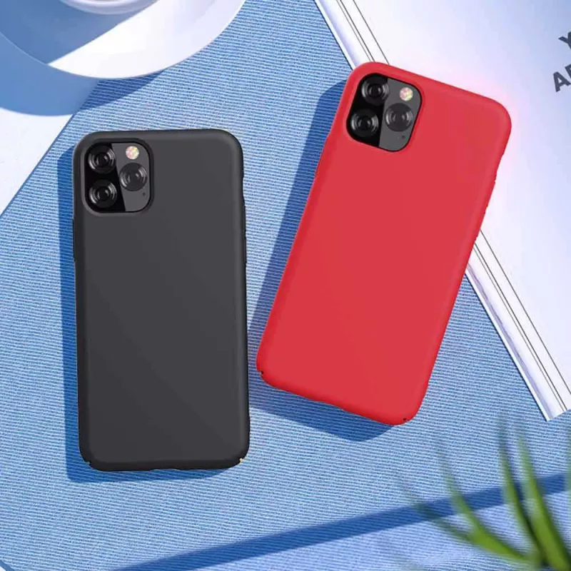 Silikoonümbris Devia Nature Series iPhone 12 Pro Max jaoks — must, pehme puutega kaitseümbris