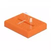 Breadboard DELOCK 18319, plastist prototüüpplaat, oranž, 36×46×10 mm