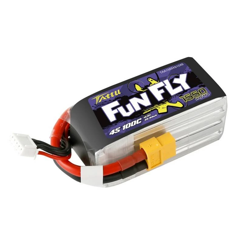 Aku Tattu Funfly 1550mAh 14,8V 100C 4S1P