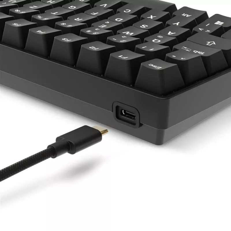 Mehaaniline mänguriklaviatuur Sharkoon Skiller SGK50S3 PBT must kollane RGB