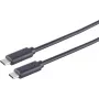 USB-kaabel S/CONN 13-48025 USB 3.2 Gen 2x2 1 m USB C must