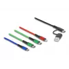 USB-kaabel DeLOCK 87035 1.2 m USB 2.0 USB A USB C Micro USB-B Lightning