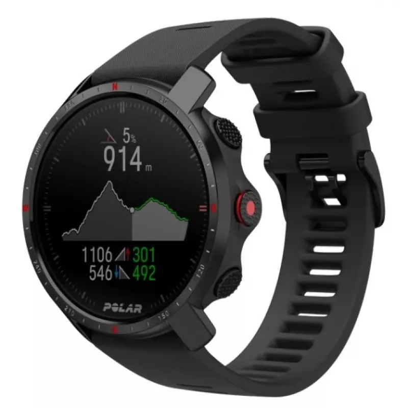 Polar Grit X Pro - Titaan - Spordikell rihmaga - perforeeritud nahk - hall - Rihma suurus: M/L - Ekraan 3 cm (1,2) - Bluetooth - 41 g (90085777)