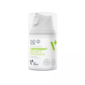 Koerte hambapasta VETEXPERT Caryodent Enzymatic 50 ml — veterinaarne suuhooldus, 50 g, suhkruvaba, gluteenivaba