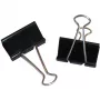 WEDO klambrid Foldback 25 mm 12-pakendis karbis must/hõbedane (6421425)