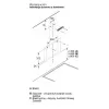 Seinale kinnitatav õhupuhasti Bosch DWK65DK20, 590×325×690 mm, 550 m³/h, 3 kiirust, 62 dB, valge, alumiiniumist rasvafilter