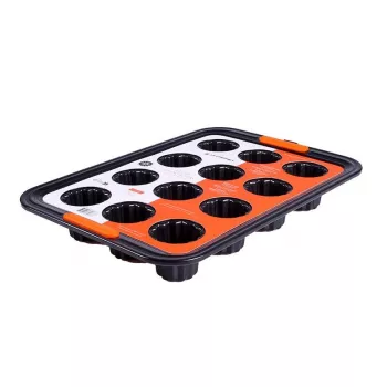 Le Creuset Piastre Da 12 Pezzi - Alumiinium - Mittenakkuva kate, ahjuplaat + ahjuvormid, must