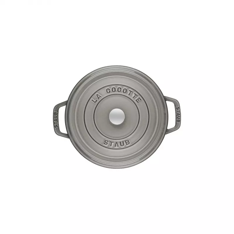 Staub 40509-312-0 kastrul 5,25 L ümmargune grafiit, hall