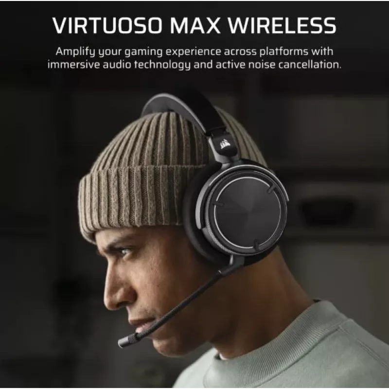 Kõrvaklapid Virtuoso Max Wireless Carbon