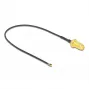 Koaksiaalkaabel DeLOCK 12662 0,2 m SMA MHF 4L LK Must