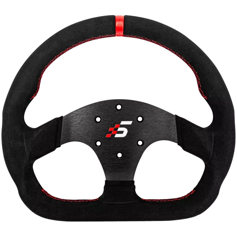 Rool Simagic P-325D 325mm Alcantara — võidusõidurooli velg ilma rummuta