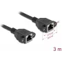 Võrgukaabel DeLOCK 90786 must 3m Cat6a S/FTP