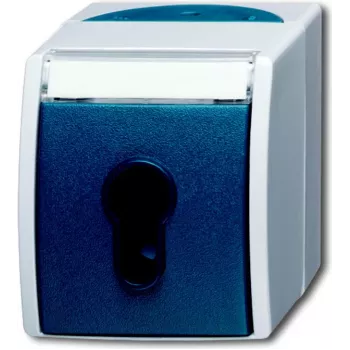 BUSCH JAEGER 2733 SLW-53 - Sinine - Hall - IP 44 - 250 V - 74 mm - 55 mm - 83 mm