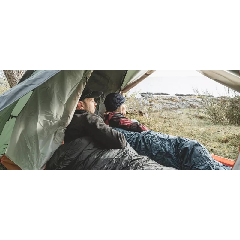 Kuplikujuline/iglu telk Easy Camp Rondane 3 — 3-kohaline, polüester-pealisriie, alumiiniumist postid, tumeroheline