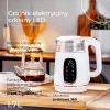 Elektriline veekeetja Adler AD 1305WG — 1,7 l, 2200 W, klaas/plast, valge/kuldne/läbipaistev