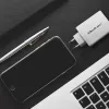 Laadija QOLTEC 100W GaN USB-C Dual PD 5–20V 1.5–5A, 2×USB-C
