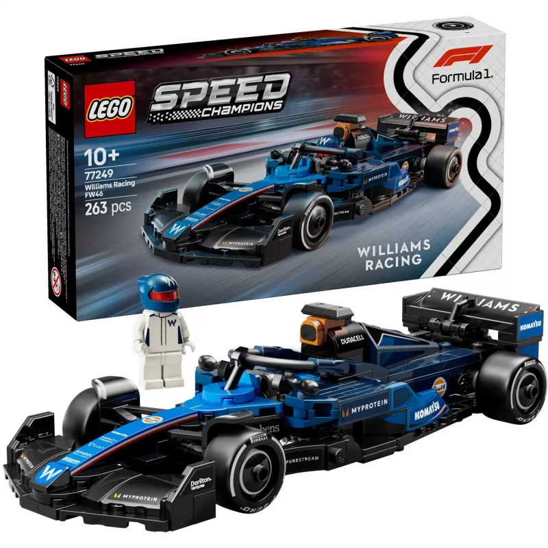 LEGO SPEED CHAMPIONS 77249 Williams Racing FW46 F1 võidusõiduauto