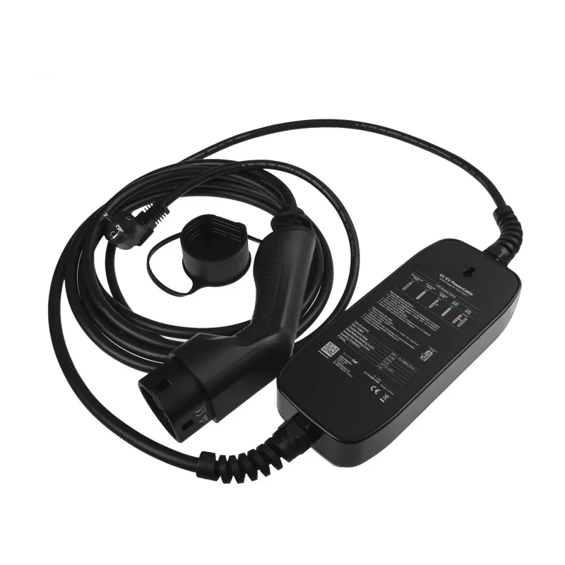 Elektrisõiduki laadimisjaam roheline Cell EV16 Must