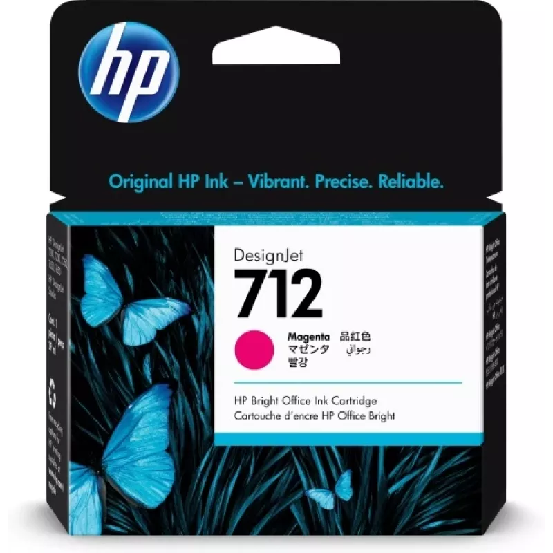 HP 712 (3ED68A) tindikassett, magenta (SPEC)