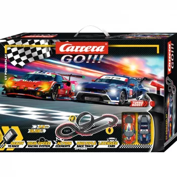 Slotiautorada CARRERA GO!!! GT Powerplay – Carrera GO!!! GT Powerplay komplekt