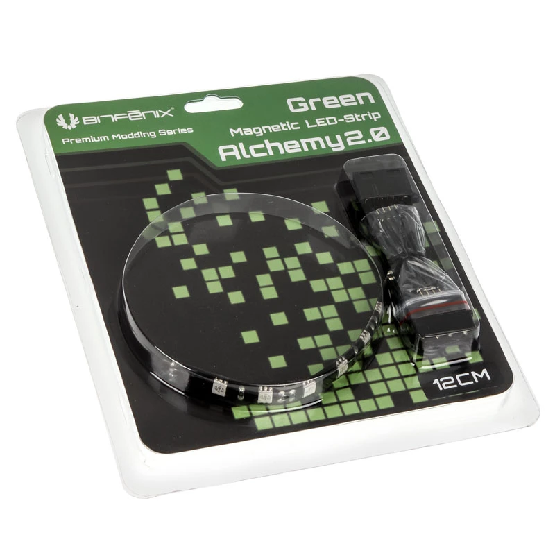 RGB LED riba BitFenix Alchemy 2.0 120 mm, Roheline, 6 LED-i