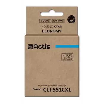 Actis KC-551C tint (asendus Canon CLI-551C; Standard; 12 ml; tsüaan)