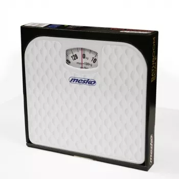 Mehaaniline kaal Mesko MS 8160 Maksimaalne kaal 130 kg Täpsus 1000 g Valge