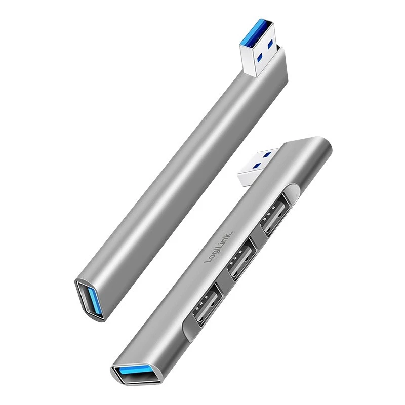 LogiLink USB 3.2 Gen1 Hub 4-pordiline USB-A 1x USB3.0 AF 3x USB2.0 AF UA0436