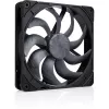 Noctua NF-A14x25 G2 PWM chromax.Must 140 mm korpuse ventilaator