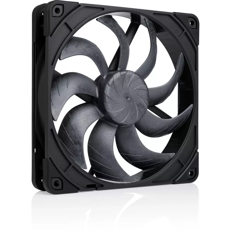Noctua NF-A14x25 G2 PWM chromax.Must 140 mm korpuse ventilaator