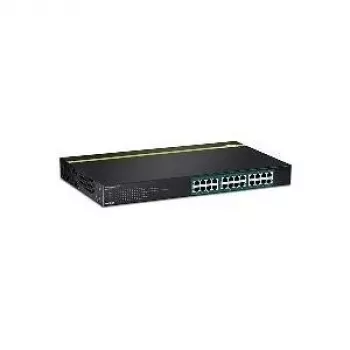 TRENDnet TPE TG240g - lüliti - 24 x 10/100/1000 (PoE+) - lauaarvutile, raami paigaldatav - PoE+ (TPE-TG240G)