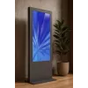 Põrandaseisev kiosk EDBAK IDS09.55 55-tolline must – eraldiseisev ekraanialus 55-tollistele ekraanidele