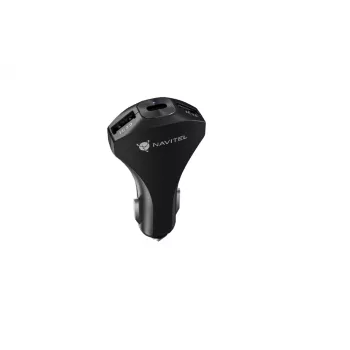 Navitel | Universaalne auto laadija | USP45 SLIM | USB-C võimsus: kuni 27 W, 5V - 3,6A; 9V - 3A; 12V - 2,5A; USB-A võimsus: kuni 18 W, 5V - 3A; 9V - 2A; 12V - 1,5A | 5 V | Auto C