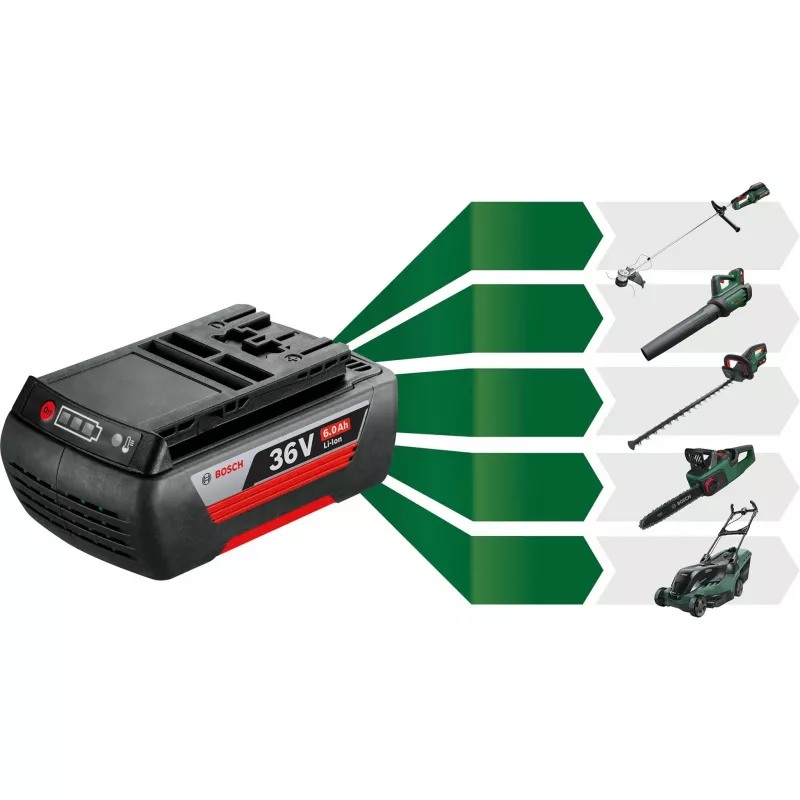 Akukäivituskomplekt Bosch GBA 36V 6.0Ah laadijaga AL 36V-20, must