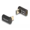 DeLOCK Adapter USB 40 Gbps USB USB-C PD 3.0 100 W isane emasele nurga all 8K 60 Hz