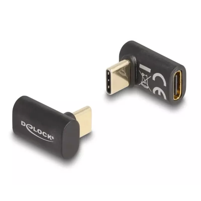 DeLOCK Adapter USB 40 Gbps USB USB-C PD 3.0 100 W isane emasele nurga all 8K 60 Hz