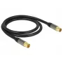 Koaksiaalkaabel RG-6/U DeLOCK 88922 1 m IEC Must