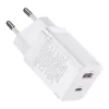 Baseus Super Si Pro kiirlaadija USB + USB-C 30 W (valge)