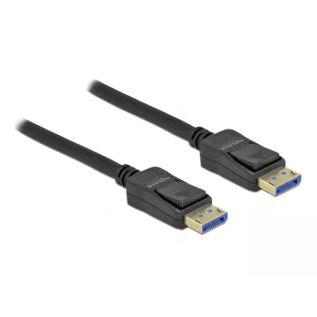 Delock - DisplayPort-kaabel - DisplayPort (M) DisplayPort (M) - DisplayPort 2,0 - 1,0m - toetab 10K 60 Hz (10 240 x 4320) - must (80261)