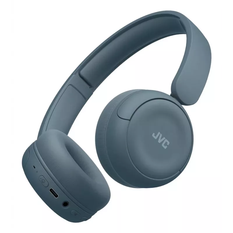 Peakomplekt JVC HA-S59W — juhtmega ja juhtmevaba Bluetooth, supraauraalne, peavõruga, 20–20000 Hz, 1,2 m kaabel, sinine